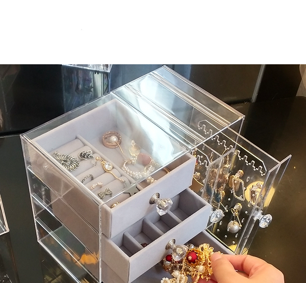 Caja Organizadora de Joyas Antipolvo