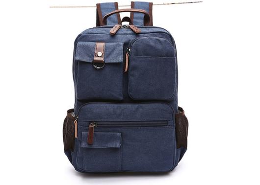 Mochila Universitaria Canvas 15 Pulgadas - Bolsa Laptop Resistente para Estudiantes - Image 8