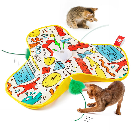 Refugio de Juego para Gatos - Cubierta Interactiva Antiaburrimiento - Image 2