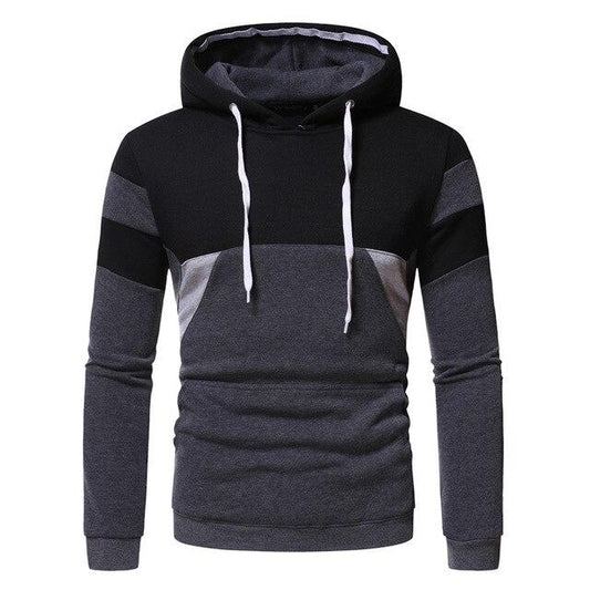 Sudadera Holgada con Combinación de Colores para Hombre