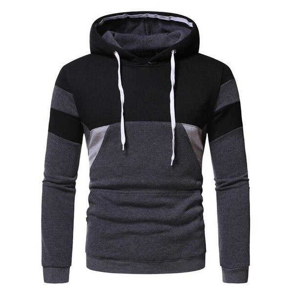 Sudadera Holgada con Combinación de Colores para Hombre