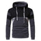 Sudadera Holgada con Combinación de Colores para Hombre