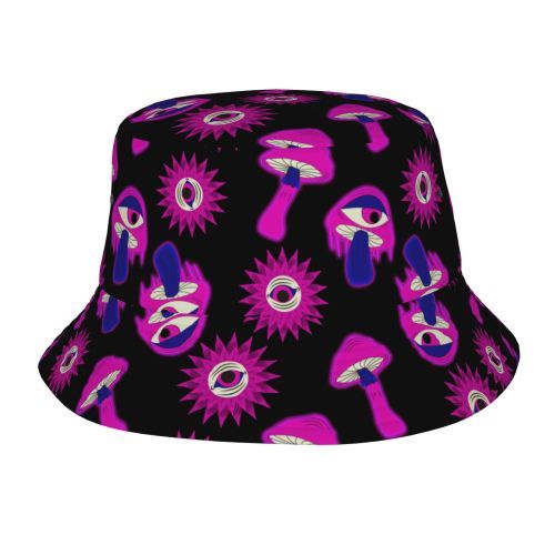 Gorra Pescador Hongos Psicodélicos Efecto Espejo - Image 32