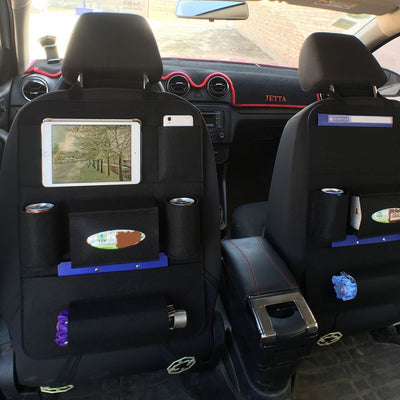 Organizador de Asiento Trasero para Auto con Múltiples Bolsillos en Fieltro - Image 3