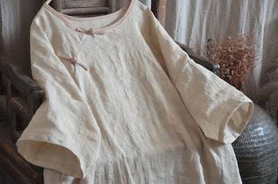 Bata Suelta Talla Grande con Cierre Hebilla Zen - Image 10