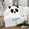 Manta de Franela Serie Panda