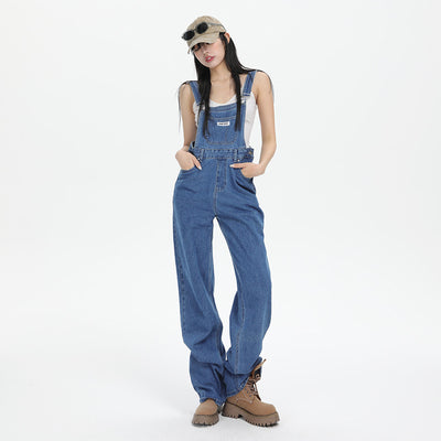 Pantalones Denim con Tirantes para Mujer - Estilo Urbano Verano - Image 9