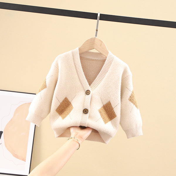 Cardigan de Lana Cristal para Niños