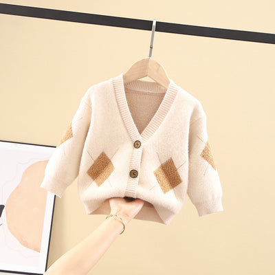 Cardigan de Lana Cristal para Niños