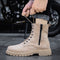 Botas Martin de Cuero para Hombre - Estilo Británico Otoñal
