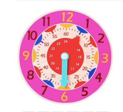 Reloj Educativo Montessori de Madera para Niños - Image 11