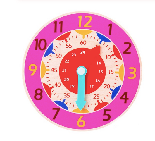 Reloj Educativo Montessori de Madera para Niños - Image 11
