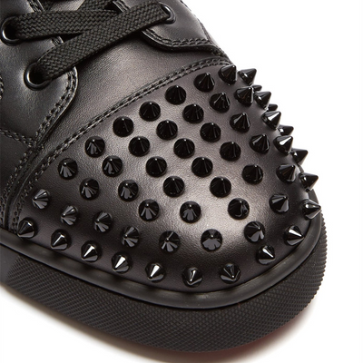 Zapatos Planos de Cuero con Tachuelas y Cordones - Image 6