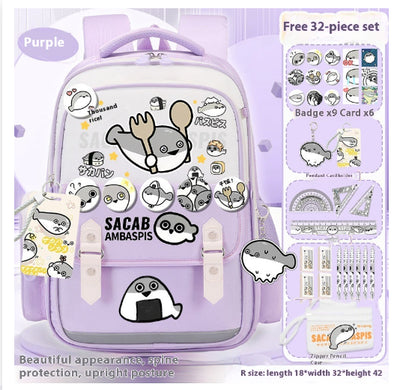 Mochila Escolar Ergonómica Turtle - Gran Capacidad y Alivio de Carga - Image 15