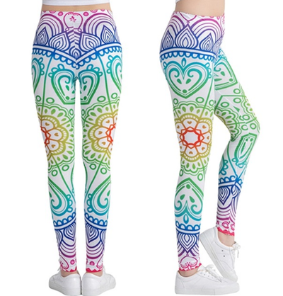 Leggins Yoga Estampados con Estiramiento Máximo para Mujer - Image 8