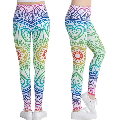 Leggins Yoga Estampados con Estiramiento Máximo para Mujer - Image 8