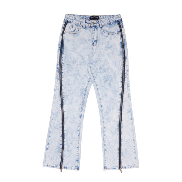 Pantalón Ancho Casual Street Fashion con Corte Recto