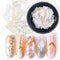Ornamentos de Uñas con Concha Natural