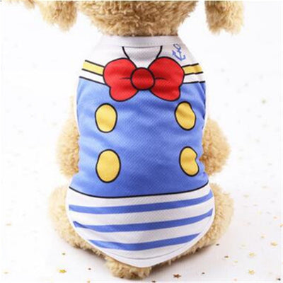 Playera de Algodón con Estampado de Cachorro para Niños