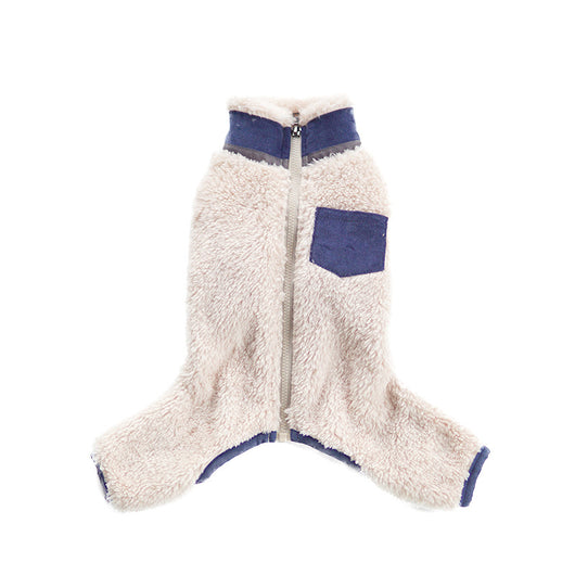 Abrigo Acolchado con Cuello Plush para Mascotas en Invierno - Image 9