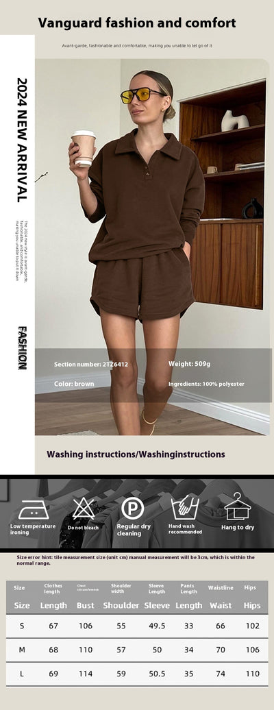 Conjunto Deportivo Polo y Shorts para Otoño e Invierno - Image 6