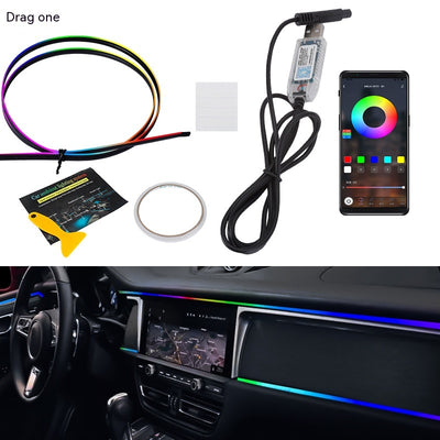 Barra LED Ambiental Oculta para Auto - Iluminación Personalizada - Image 9
