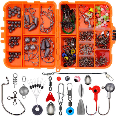 Kit Completo de 257 Accesorios para Pesca - Anzuelos, Señuelos y Equipos Texas - Image 6