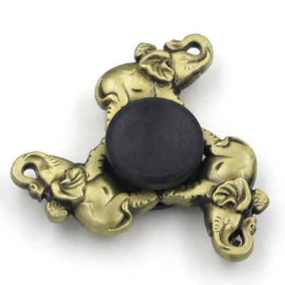 Spinner Giratorio Rey Pollo Bronce - Juguete Interactivo de Dedos - Image 23