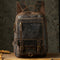 Mochila de Cuero Genuino para Hombre Estilo Retro Artesanal