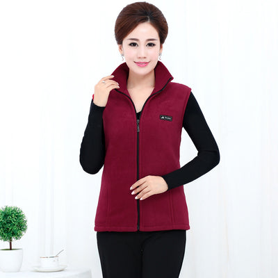 Chaleco de Polar Coral para Mujer - Suéter Esponjoso - Image 6