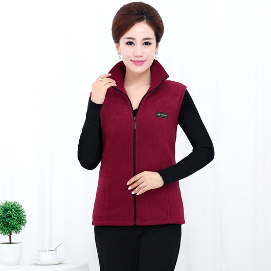 Chaleco de Polar Coral para Mujer - Suéter Esponjoso - Image 6