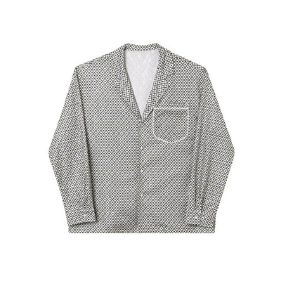 Camisa Cuello Cubano Estilo Coreano Corte Maduro - Image 5