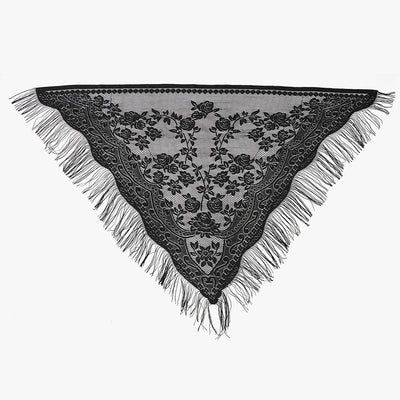 Chal Casual con Borde Jacquard para Mujer - Image 8