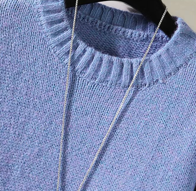 Suéter Cuello Redondo Hombre Estilo Coreano Tendencia Otoño - Image 14