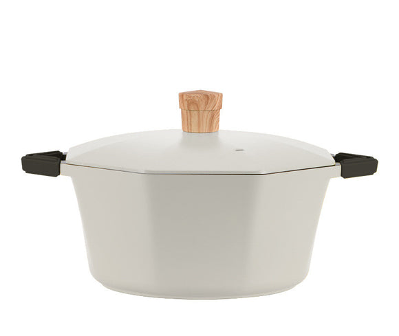 Wok Octagonal de Piedra Maifan Antiadherente Premium