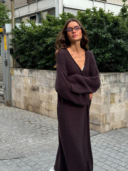Cardigan Hueco Estilo Europeo y Americano con Escote en V - Image 16