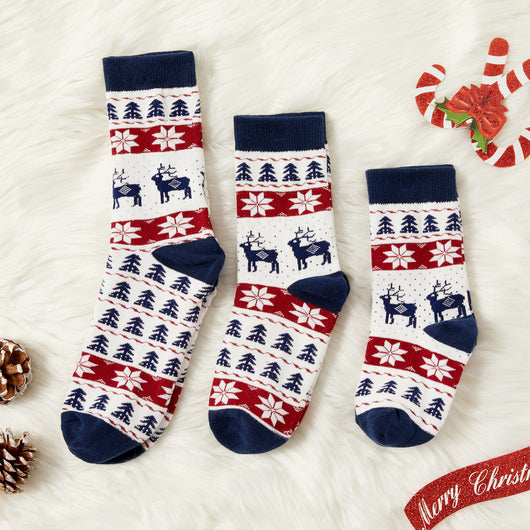 Calcetines Navideños a Juego para Familia - Diseño Jacquard Corto - Image 34