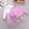 Conjunto Infantil Elegante: Falda y Suéter Manga Larga