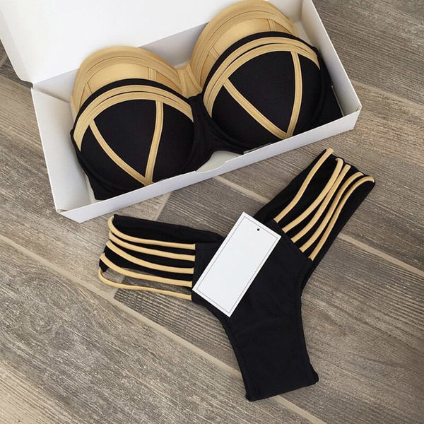 Conjunto de Traje de Baño Dividido