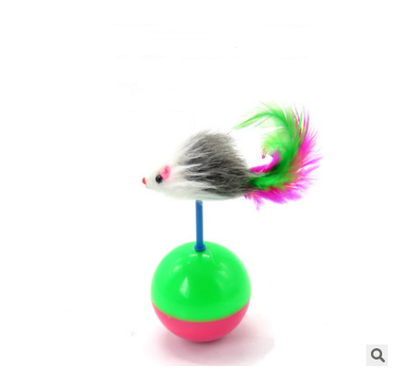 Juguete Interactivo para Gatos - Vara de Madera Artesanal con Ratón - Image 5