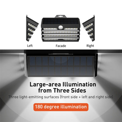 Lámpara Solar de Pared con Sensor de Movimiento - Iluminación Exterior Impermeable - Image 3