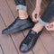 Zapatillas de Cuero Blancas para Hombre Estilo Oversized