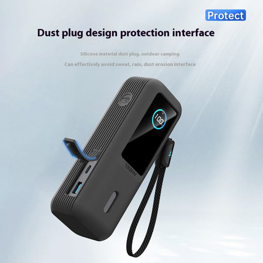 Funda Protectora para Power Bank con Estuche Integrado y Cable