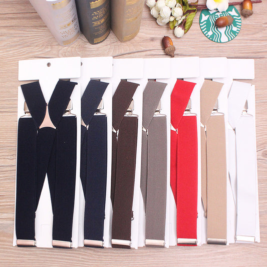 Tirantes Retro para Hombre - Suspensores Elegantes de Clip