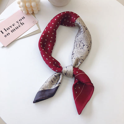 Pañuelo de Seda Vintage con Estampado de Marañón - Image 11