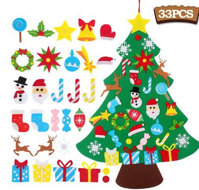 Árbol de Navidad Puzzle Colgante Hecho a Mano para Niños - Image 12