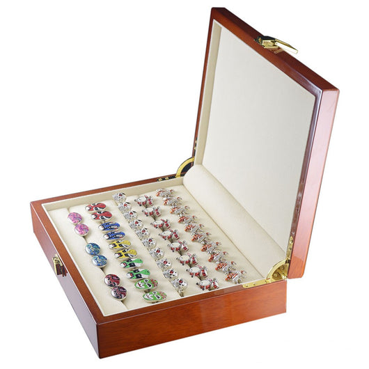 Caja de Almacenamiento de Lujo para Gemelos y Anillos con Acabado Piano - Image 5