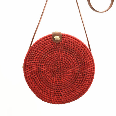 Bolsa Tejida de Ratán Multicolor - Image 6