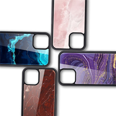 Funda para Móvil con Diseño de Mármol Anticaídas, Compatible con Apple - Image 11