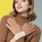 Guantes de Invierno en Gamuza con Lana Térmica para Mujer